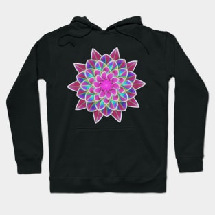 3d lotus mandala Hoodie